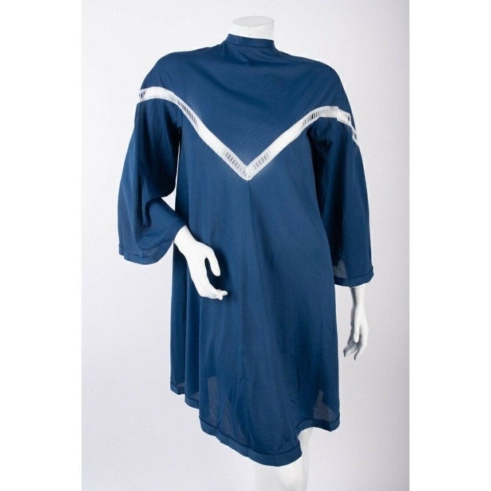 Vtg Hollywood Vassarette Nylon Nightgown NightShir